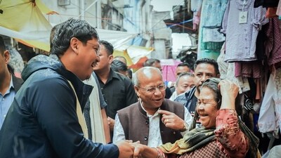 Conrad Sangma, the son of former Lok Sabha speaker and Meghalaya chief minister PA Sangma, has been dabbling in music since before taking the CM office in 2018 (ANI File) Conrad Sangma, the son of former Lok Sabha speaker and Meghalaya chief minister PA Sangma, has been dabbling in music since before taking the CM office in 2018 (ANI File)