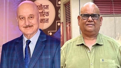 Anupam Kher and Satish Kaushik Anupam Kher and Satish Kaushik
