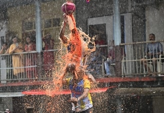 Across Mumbai, Govinda Pathaks will compete to try and break the Dahi Handi and bag the winning title (Anshuman Poyrekar/ HT) Across Mumbai, Govinda Pathaks will compete to try and break the Dahi Handi and bag the winning title (Anshuman Poyrekar/ HT)