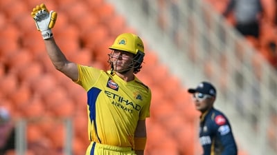 Dewald Brevis was signed by CSK as injury replacement for INR 2.20 crore. (AFP) Dewald Brevis was signed by CSK as injury replacement for INR 2.20 crore. (AFP)