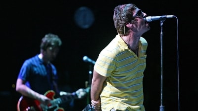 The Oasis music video has a stylized sun motif with radiating rays that reoccur across a variety of locales, including urban settings and graphic countryside. (AFP FILE) The Oasis music video has a stylized sun motif with radiating rays that reoccur across a variety of locales, including urban settings and graphic countryside. (AFP FILE)