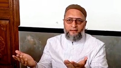 AIMIM chief Asaduddin Owaisi further criticised claims that Muslims were responsible for Partition, calling it a "lie," and urged NCERT to include the book "Muslims Against Partition" by Shamsul Islam in its curriculum. (PTI File) AIMIM chief Asaduddin Owaisi further criticised claims that Muslims were responsible for Partition, calling it a "lie," and urged NCERT to include the book "Muslims Against Partition" by Shamsul Islam in its curriculum. (PTI File)
