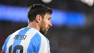 Lionel Messi in action during a recent match for Argentina. (REUTERS)
