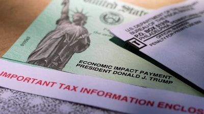 President Donald Trump's name is printed on a stimulus check issued by the IRS (AP) President Donald Trump's name is printed on a stimulus check issued by the IRS (AP)