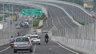 Together with the Dwarka Expressway, the project is being billed as a game-changer that could ease traffic on NH-48 and boost access to Indira Gandhi International Airport. (Vipin Kumar/HT Photo) Together with the Dwarka Expressway, the project is being billed as a game-changer that could ease traffic on NH-48 and boost access to Indira Gandhi International Airport. (Vipin Kumar/HT Photo)