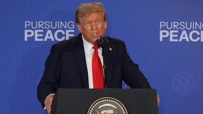 President Donald Trump's request to redistrict and add five seats in the red state is currently being considered by Texas Republicans. (AP) President Donald Trump's request to redistrict and add five seats in the red state is currently being considered by Texas Republicans. (AP)