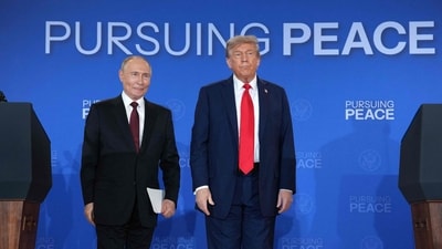 The course of the conflict in Ukraine and the future of European security may be decided by the crucial summit in Alaska. (Getty Images via AFP)