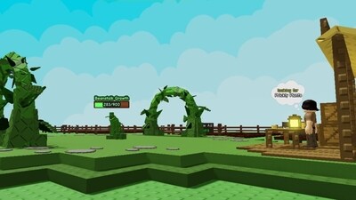In the Grow a Garden Beanstalk event, players can grow the beanstalk sprout into a giant plant by giving different plants to it. (X/@GrowaGardenRblx) In the Grow a Garden Beanstalk event, players can grow the beanstalk sprout into a giant plant by giving different plants to it. (X/@GrowaGardenRblx)