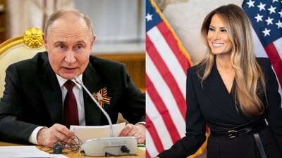 Melania Trump (right) wrote the letter to Vladimir Putin (left) ahead of the latter's meeting with Donald Trump in Alaska (X/@MELANIATRUMP, X/@nicksortor) Melania Trump (right) wrote the letter to Vladimir Putin (left) ahead of the latter's meeting with Donald Trump in Alaska (X/@MELANIATRUMP, X/@nicksortor)