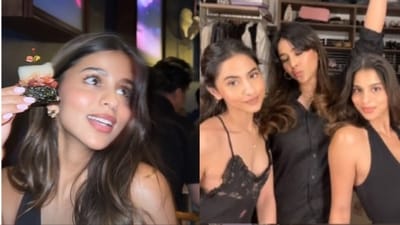Suhana Khan had Japanese cuisine as she welcomed the weekend. Suhana Khan had Japanese cuisine as she welcomed the weekend.