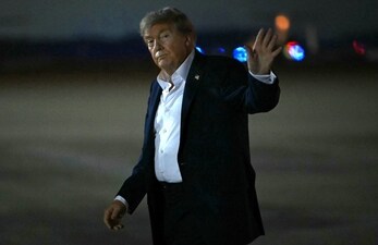 After an abrupt ending to three hours of talks with aides, Trump and Putin offered warm words but took no questions from reporters -- highly unusual for the media-savvy US president. (AFP) After an abrupt ending to three hours of talks with aides, Trump and Putin offered warm words but took no questions from reporters -- highly unusual for the media-savvy US president. (AFP)