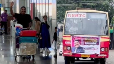 The Indian expat known as the ‘real-life Gafoor’ left UAE after decades of helping jobseekers and received a grand welcome in Kerala. (Instagram/siyotechtravel  )