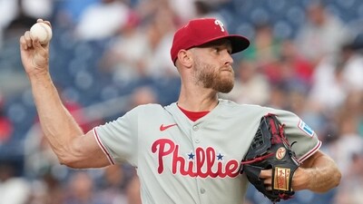 Zack Wheeler got injured in the game where Washington Nationals beat Philadelphia Phillies 2-0. (Getty Images via AFP)