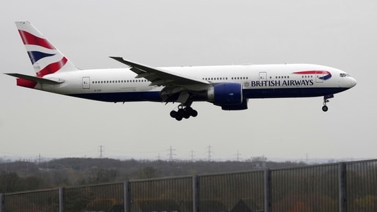 A British Airways pilot was suspended after leaving the cockpit door open during a flight (AP)