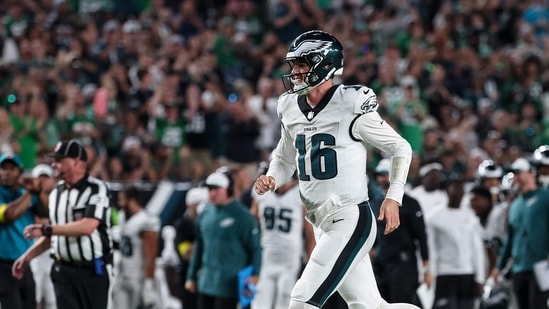 The Philadelphia Eagles are seen as the favorites to win the game against the Cleveland Browns. (Getty Images via AFP)