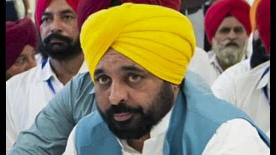Punjab chief minister Bhagwant Mann (PTI file)