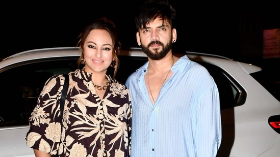 Sonakshi Sinha and Zaheer Iqbal (Photo: Yogen Shah)