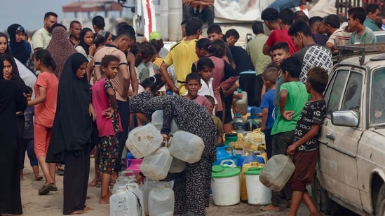 Gaza has been devastated by a war that was triggered on October 7, 2023, when Palestinian militant group Hamas launched an attack on Israel, killing 1,200 people and taking 251 hostages, according to Israeli figures. (AFP)