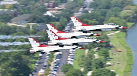 The Chicago Air and Water Show 2025 takes place on August 16–17. (chicago.gov)