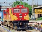 Journeys of over 11 trains were cut short due to heavy rainfall in the Jammu region. (HT Photo) Journeys of over 11 trains were cut short due to heavy rainfall in the Jammu region. (HT Photo)