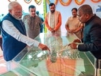 Prime Minister Narendra Modi during the inauguration of the Delhi section of the Dwarka Expressway and the Urban Extension Road-II (UER-II) in New Delhi on Sunday. Haryana CM Nayab Singh Saini, his Delhi counterpart Rekha Gupta and Union minister Nitin Gadkari are also seen. (ANI) Prime Minister Narendra Modi during the inauguration of the Delhi section of the Dwarka Expressway and the Urban Extension Road-II (UER-II) in New Delhi on Sunday. Haryana CM Nayab Singh Saini, his Delhi counterpart Rekha Gupta and Union minister Nitin Gadkari are also seen. (ANI)