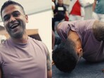 Nithin Kamath impressed internet as he emerged victorious in a push-up contest. Nithin Kamath impressed internet as he emerged victorious in a push-up contest.