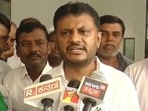 Karnataka's Channagiri MLA Basavaraju Shivaganga.