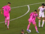 Lionel Messi's assist for Luis Suarez Lionel Messi's assist for Luis Suarez