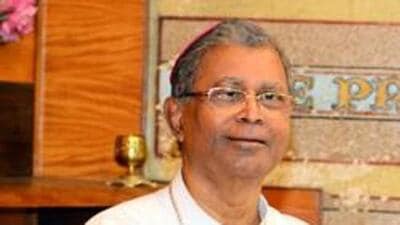 Bishop Dabre was accused of not acting against the main suspect despite complaints from the survivor’s family members. (Shankar Narayan/HT PHOTO) Bishop Dabre was accused of not acting against the main suspect despite complaints from the survivor’s family members. (Shankar Narayan/HT PHOTO)
