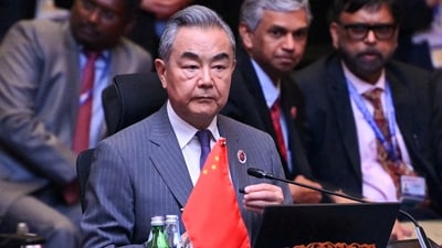 FILE PHOTO: China's Foreign Minister Wang Yi attends the 15th East Asia Summit Foreign Ministers’ meeting during the 58th Association of Southeast Asian Nations (ASEAN) Foreign Ministers’ meeting. (via REUTERS)