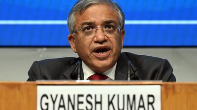 Chief Election Commissioner Gyanesh Kumar addresses a press conference on Bihar Special Intensive Revision (SIR), at the National Media Centre in New Delhi on Sunday. (ANI) Chief Election Commissioner Gyanesh Kumar addresses a press conference on Bihar Special Intensive Revision (SIR), at the National Media Centre in New Delhi on Sunday. (ANI)