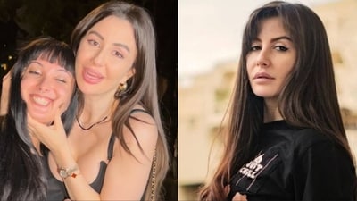 Giorgia Andriani was spotted in Mumbai on Saturday evening. Giorgia Andriani was spotted in Mumbai on Saturday evening.