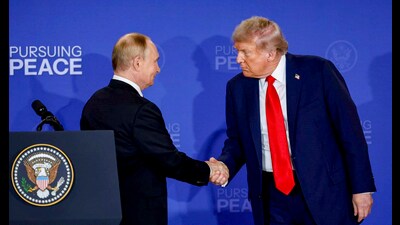 It will be foolhardy for the Europeans to expect the US to play its traditional role even though they have no choice but to continue with Trump as the only broker who has a direct line to Putin. (@mfa_russia via PTI) It will be foolhardy for the Europeans to expect the US to play its traditional role even though they have no choice but to continue with Trump as the only broker who has a direct line to Putin. (@mfa_russia via PTI)