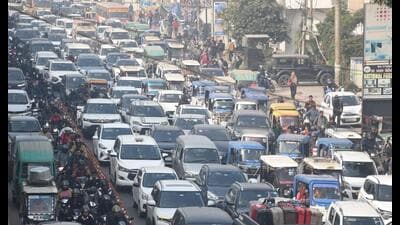 State counsel VP Nag submitted that if a metro line is built from Polytechnic to Kisan Path, it should be constructed simultaneously with the proposed flyover. (File photo)