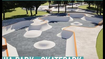 The proposed design of skating rink at Lohia Park (Sourced) The proposed design of skating rink at Lohia Park (Sourced)