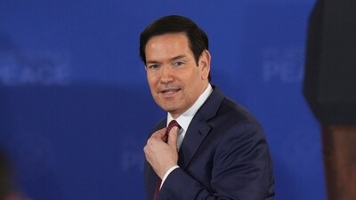 In an interview to NBC News Meet The Press, Rubio said that ceasefires “can fall apart very quickly”. (AP) In an interview to NBC News Meet The Press, Rubio said that ceasefires “can fall apart very quickly”. (AP)
