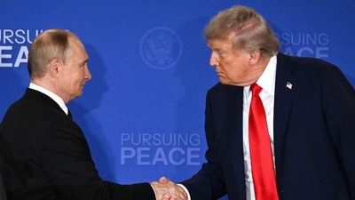 This comes after Trump on Sunday said that “big progress” had been made regarding Russia, without providing any details. (AFP) This comes after Trump on Sunday said that “big progress” had been made regarding Russia, without providing any details. (AFP)