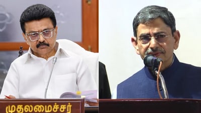 Stalin also accused the Governor R N Ravi of spreading rumours about his government. (HT Photo/ ANI) Stalin also accused the Governor R N Ravi of spreading rumours about his government. (HT Photo/ ANI)