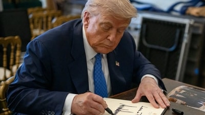 Donald Trump is set to meet with Ukraine's Volodymyr Zelenskyy in Washington on Monday, where several European leaders will also reportedly be present. (X/@WhiteHouse) Donald Trump is set to meet with Ukraine's Volodymyr Zelenskyy in Washington on Monday, where several European leaders will also reportedly be present. (X/@WhiteHouse)