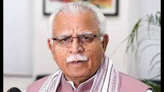 Union power minister Manohar Lal Khattar (HT File)