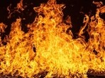 Massive fire near San Antonio Airport, Texas. Massive fire near San Antonio Airport, Texas.
