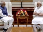 Maharashtra Governor CP Radhakrishnan with Prime Minister Narendra Modi in New Delhi. (PTI File Photo)