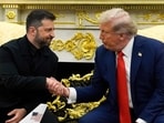 US President Donald Trump held a public and a private meeting with his Ukrainian counterpart, Volodymyr Zelenskyy, in the Oval Office of the White House. US President Donald Trump held a public and a private meeting with his Ukrainian counterpart, Volodymyr Zelenskyy, in the Oval Office of the White House.
