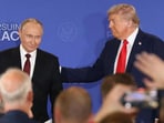 Russian President Vladimir Putin met with U.S. President Donald Trump Russian President Vladimir Putin met with U.S. President Donald Trump