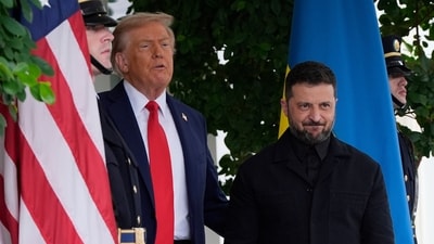 President Donald Trump greets Ukraine's President Volodymyr Zelenskyy at the White House (AP) President Donald Trump greets Ukraine's President Volodymyr Zelenskyy at the White House (AP)