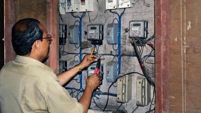 Between April and June this year, the Punjab State Power Corporation Limited (PSPCL) detected 3,739 theft cases, a steep drop from the 7,723 cases recorded during the same period in 2024. (HT Photo) Between April and June this year, the Punjab State Power Corporation Limited (PSPCL) detected 3,739 theft cases, a steep drop from the 7,723 cases recorded during the same period in 2024. (HT Photo)