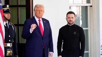 Donald Trump and Volodymyr Zelensky are set to meet at the White House. This meeting comes after Trump's summit with Putin in Alaska (AP) Donald Trump and Volodymyr Zelensky are set to meet at the White House. This meeting comes after Trump's summit with Putin in Alaska (AP)