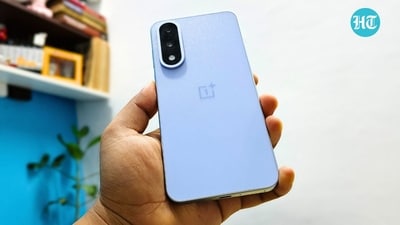 OnePlus Nord 5 is priced at Rs. 34,999 for the 12GB RAM and 256GB storage variant. (Ijaj Khan/ HT)