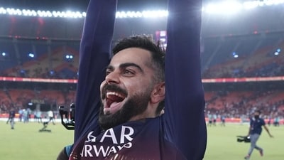 Virat Kohli, who has been with RCB since the inception of the league in 2008, finally laid his hands on the coveted IPL trophy in the 2025 edition. A long wait finally came to an end as RCB defeated Punjab Kings in the summit clash at the Narendra Modi Stadium in Ahmedabad. (HT_PRINT) Virat Kohli, who has been with RCB since the inception of the league in 2008, finally laid his hands on the coveted IPL trophy in the 2025 edition. A long wait finally came to an end as RCB defeated Punjab Kings in the summit clash at the Narendra Modi Stadium in Ahmedabad. (HT_PRINT)