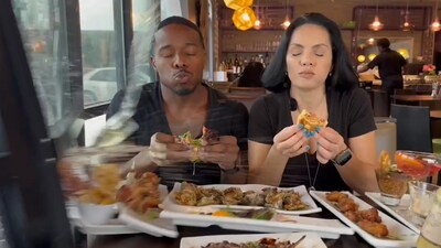 During a food review, YouTubers NinaUnrated and Patrick Blackwood are injured when a car crashes into the restaurant, leaving them grateful for their survival. (X/Ninaunrated) During a food review, YouTubers NinaUnrated and Patrick Blackwood are injured when a car crashes into the restaurant, leaving them grateful for their survival. (X/Ninaunrated)